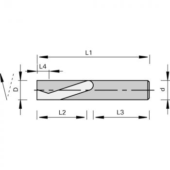 Stehle 2257-2 Schlichtfräser VHW - Zeichnung 50811564