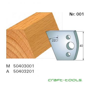 Stehle 50403001 Nr.001 Profilmesser 40x45x4 mm Komplett