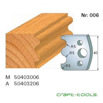 Stehle 50403006  Nr.006 Profilmesser  40x45x4 mm Komplett