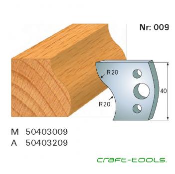 Stehle 50403009  Nr.009 Profilmesser  40x45x4 mm Komplett