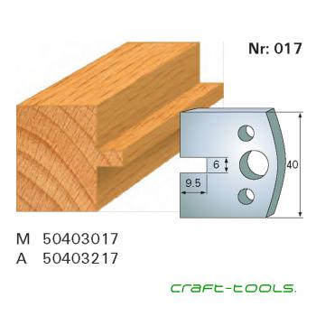 Stehle 50403017 Nr.017 Profilmesser 40x45x4 mm Komplett