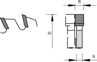 Stehle 1101 Nut-Kreissägeblatt HW - Zeichnung 188364