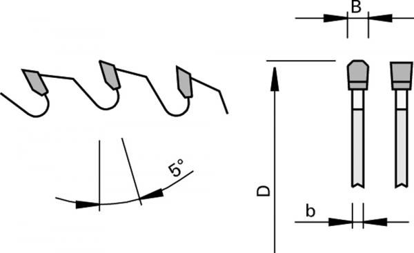 Stehle 58808621 KKS Kreissägeblatt Zeichnung