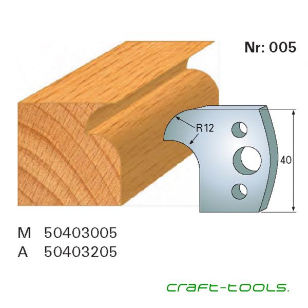 Stehle 50403005  Nr.005 Profilmesser  40x45x4 mm Komplett