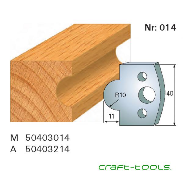 Stehle 50403014 Nr.014 Profilmesser 40x45x4 mm Komplett