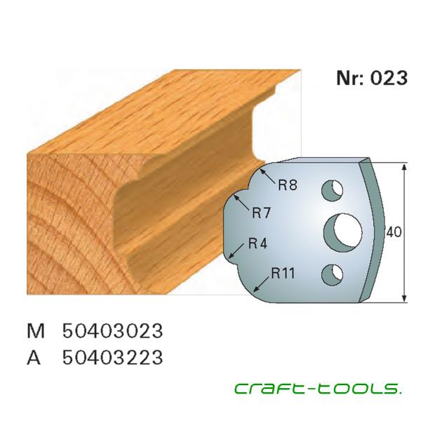 Stehle 50403023 Nr.023 Profilmesser 40x45x4 mm Komplett