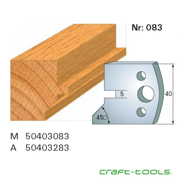 Stehle 50403083 Nr.083 Profilmesser 40x45x4 mm Komplett